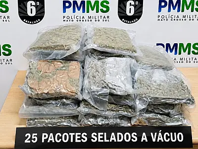 Carregamento de Skunk é interceptado na rodoviária de Corumbá