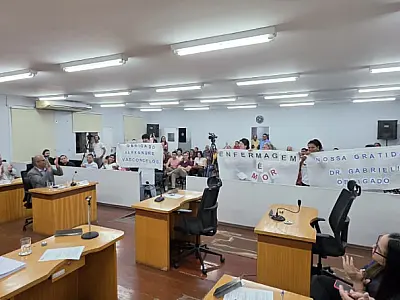 Câmara de Corumbá aprova jornada de 30 horas para a enfermagem