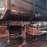 Caminhão de minério pega fogo na BR-262 próximo a Albuquerque