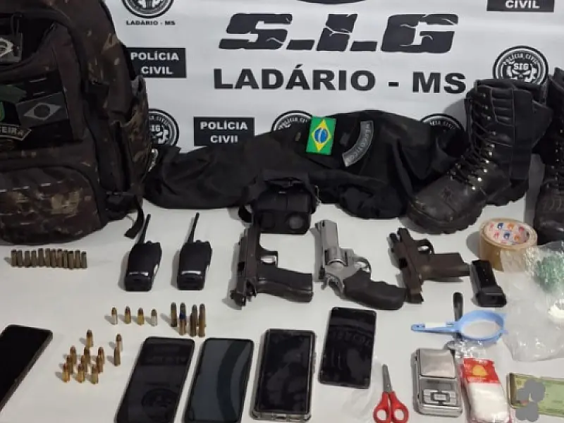 Preso em Ladário, criminoso condenado a 74 anos era alvo da polícia