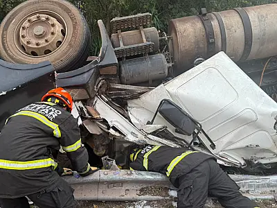 Identificado motorista que morreu em tombamento de carreta na BR-262