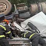 Identificado motorista que morreu em tombamento de carreta na BR-262