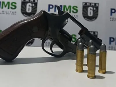 Revólver irregular é apreendido em assentamento de Corumbá